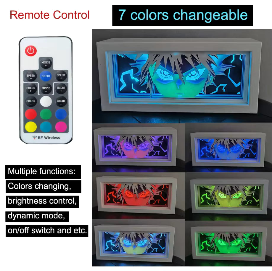 LAMPARA LED ANIME 3D